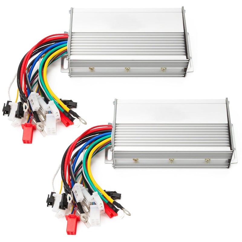 KH866 Dual Mode 12-Tube 48V 60V 64V 72V 1000W 1500W Brushless Motor Speed Controller DC Universal Replacement for High Power E-Bike Scooter (Silver) - Image 1